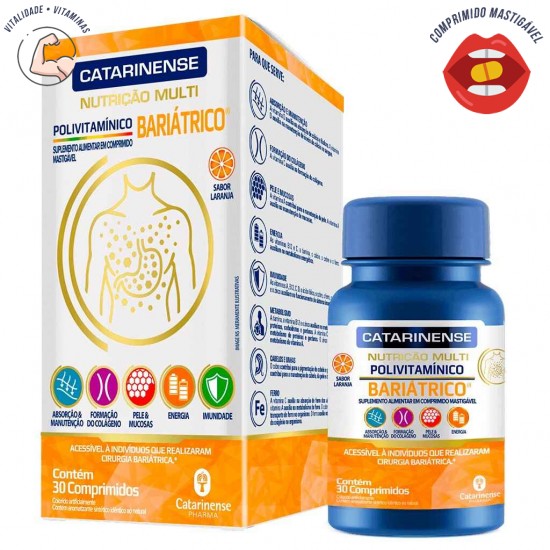 Polivitamínico Bariátrico multi Catarinense 30 comprimidos